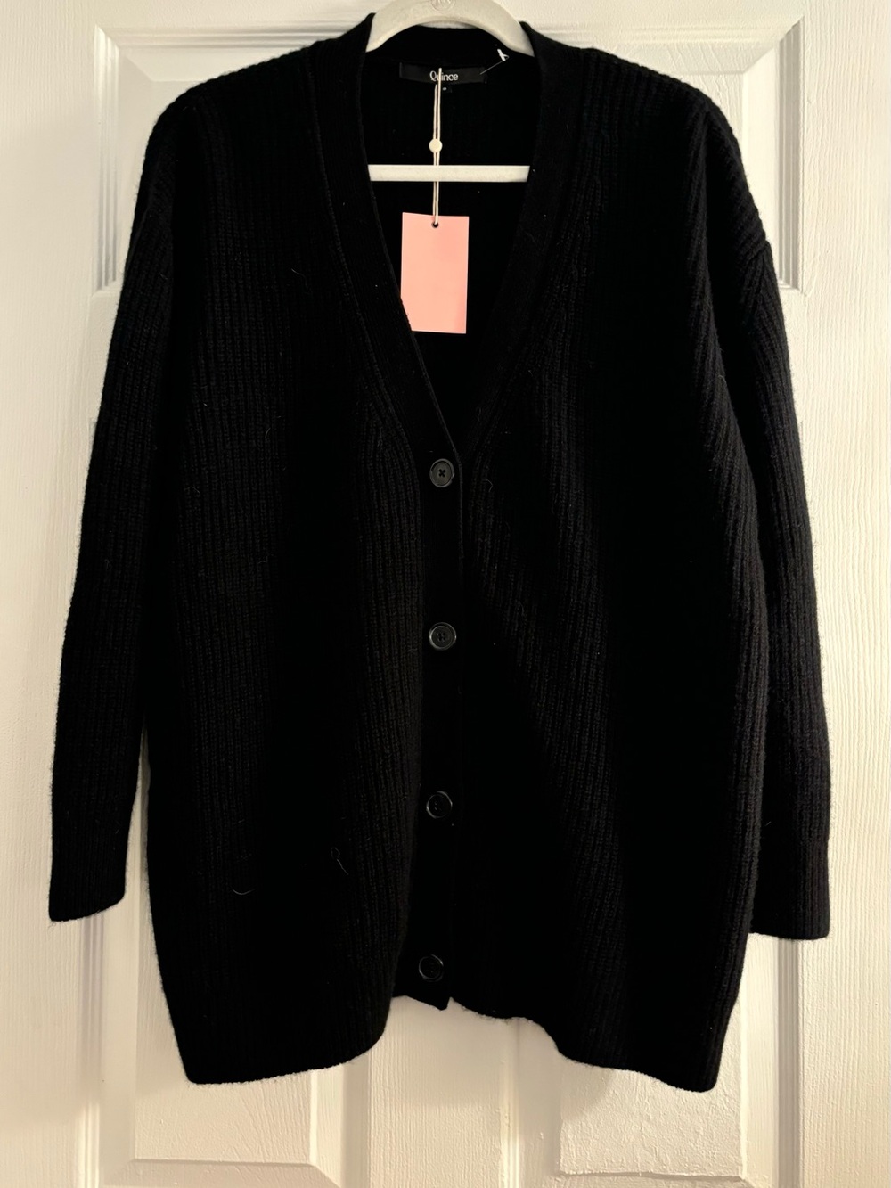Quince Cashmere Oversized Cardigan Sweater